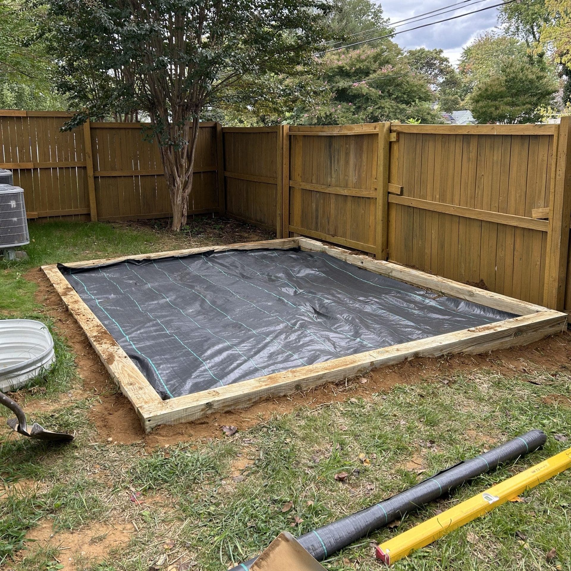 Completed deck installation project
