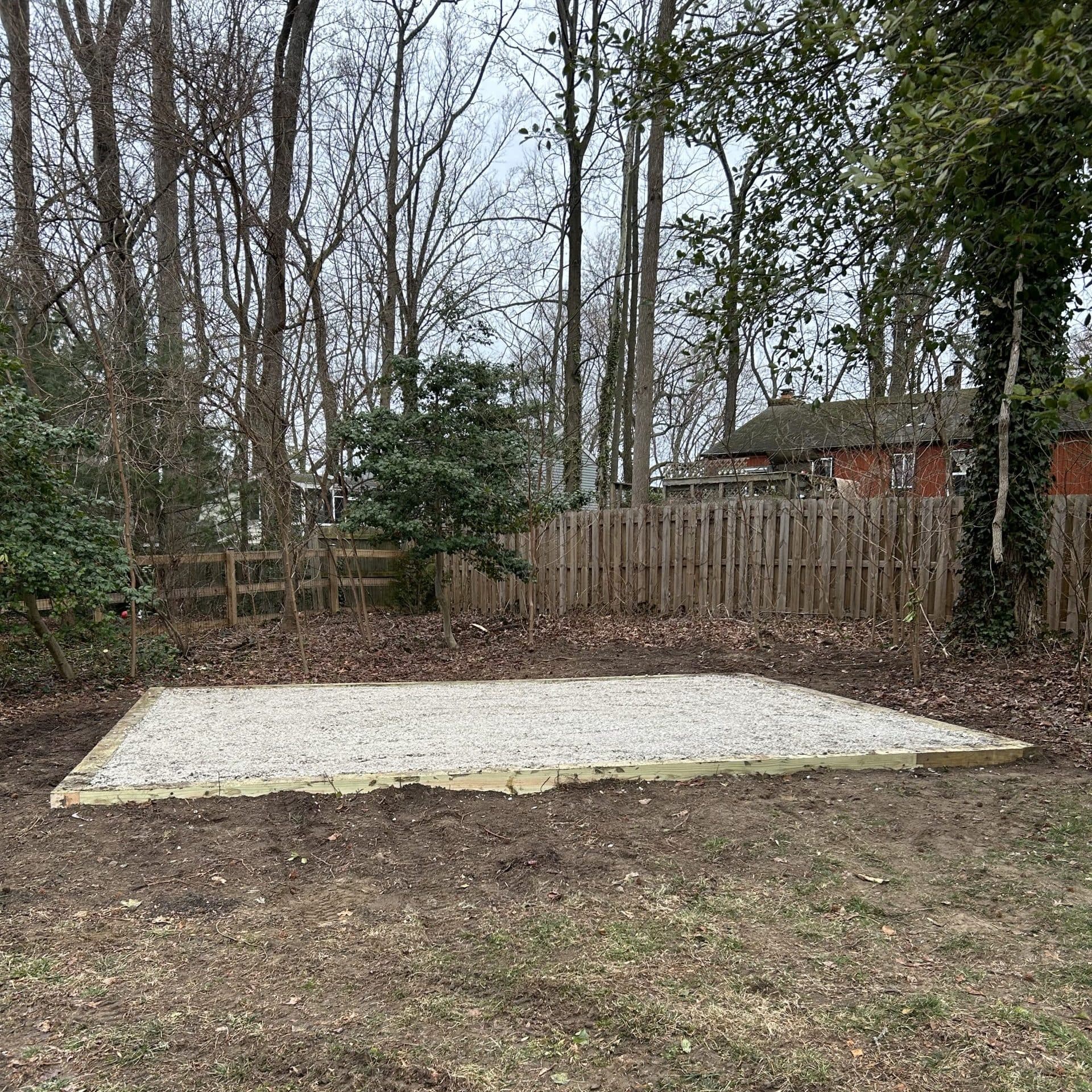 Outdoor living space built by Backyard Bobby's
